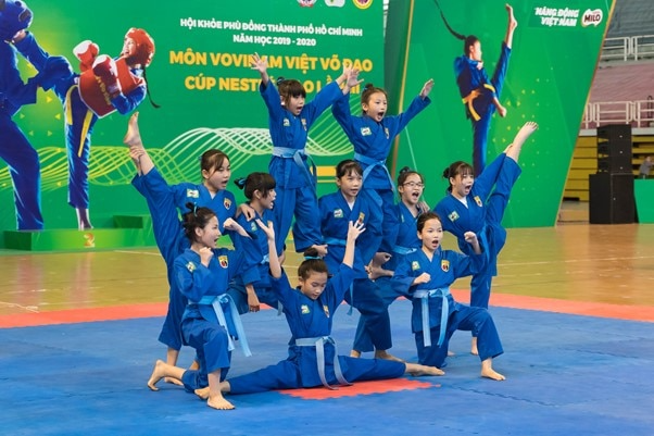 Vovinam nhí và những lợi ích không ngờ